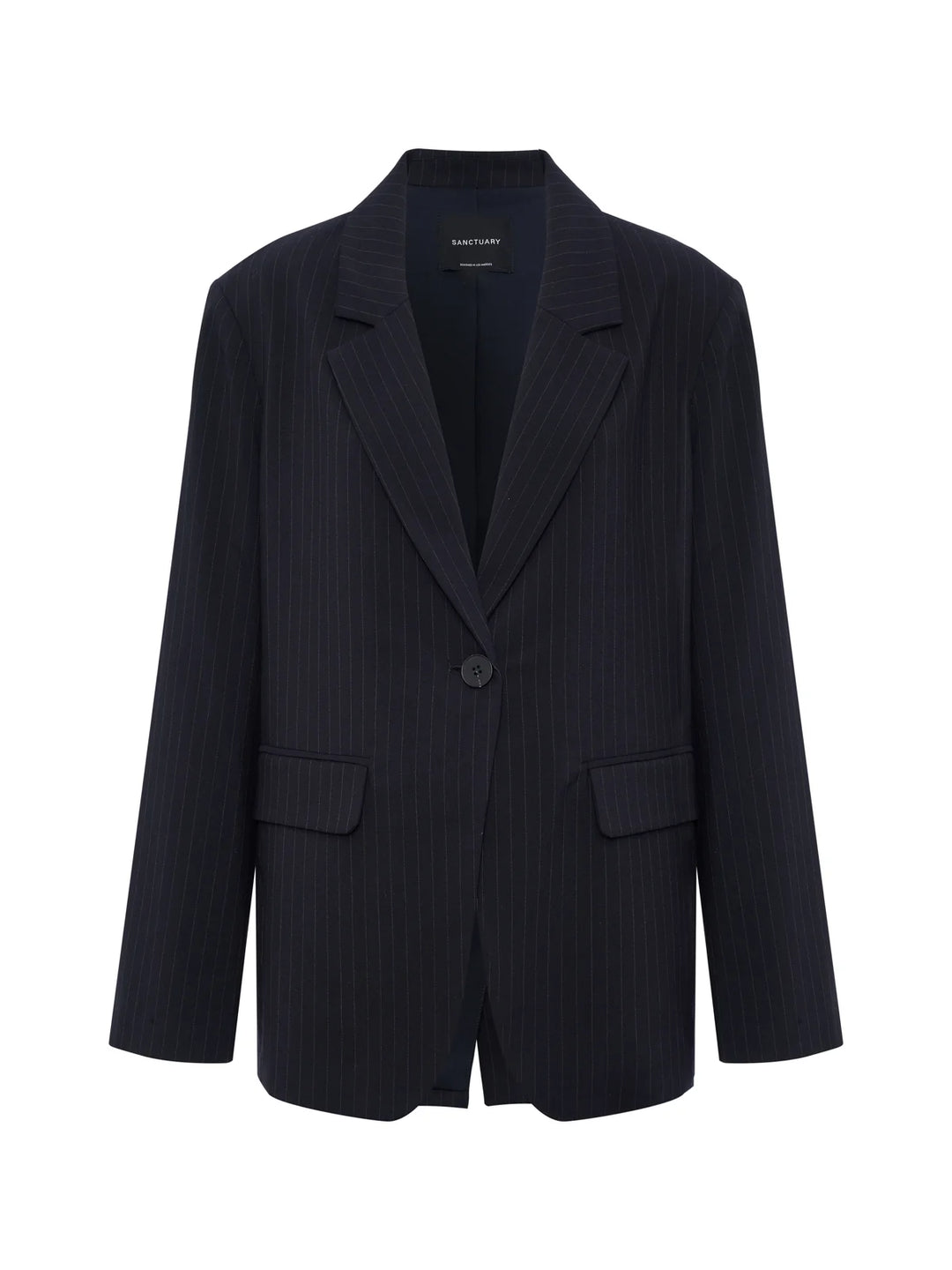 MACI BLAZER (NAVY PINSTRIPE) - SANCTUARY