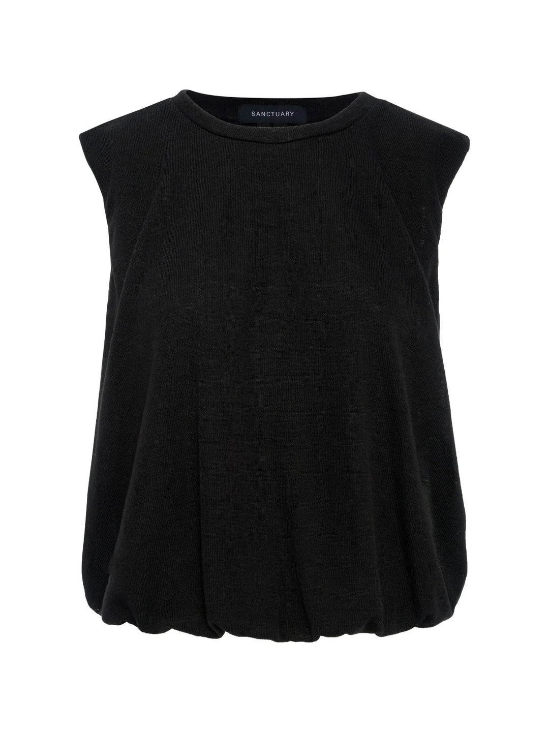 QUINN BUBBLE SHELL (BLACK) - SANCTUARY