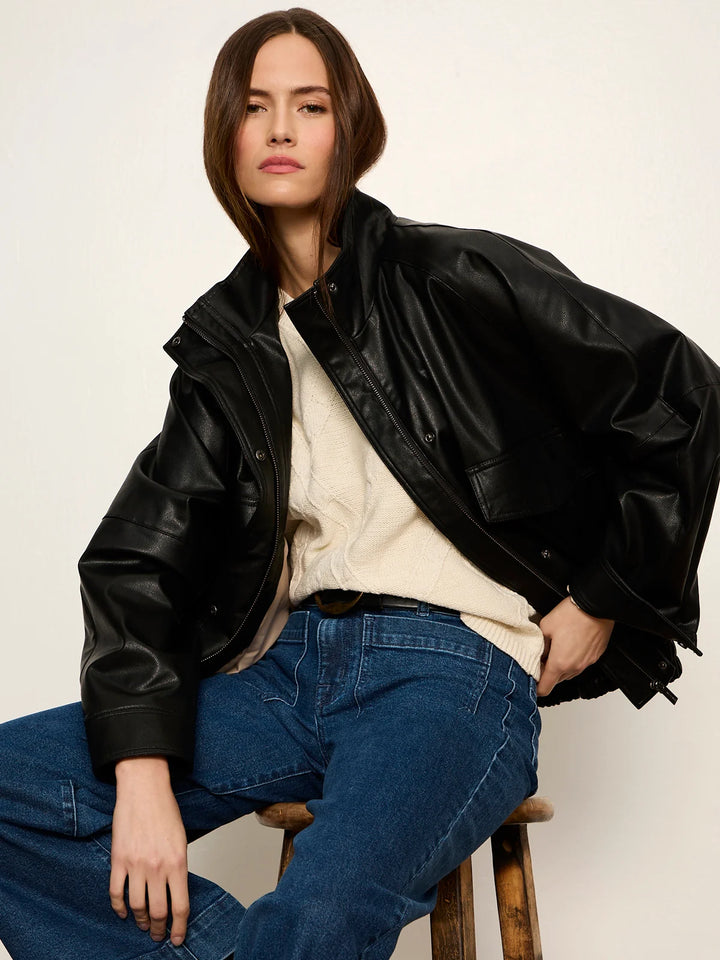 ALANA LEATHER JACKET (BLACK) - SANCTUARY