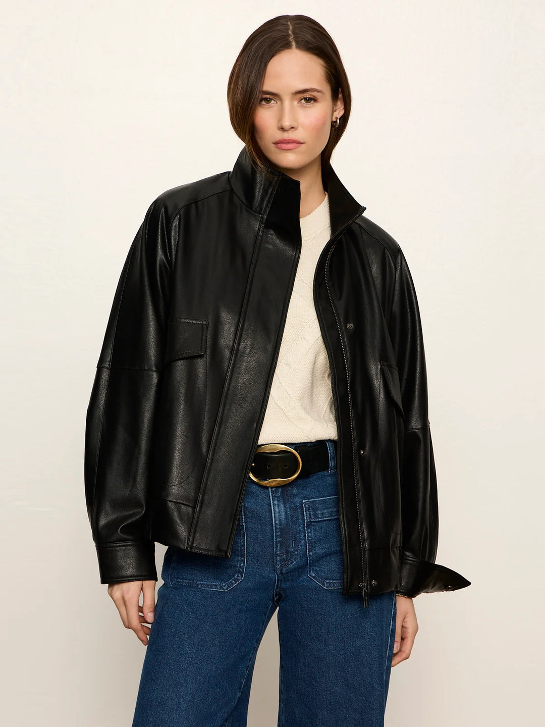 ALANA LEATHER JACKET (BLACK) - SANCTUARY