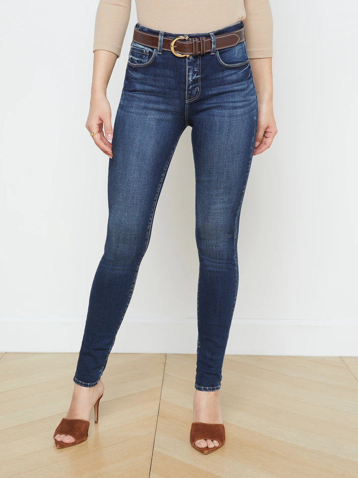 MARGUERITE HIGH RISE SKINNY (COLUMBIA) - L'AGENCE