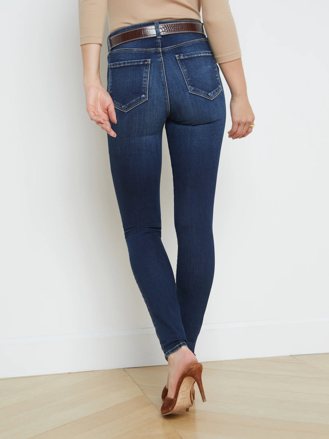 MARGUERITE HIGH RISE SKINNY (COLUMBIA) - L'AGENCE