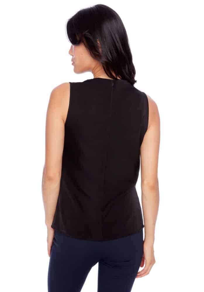 VERONICA BELIZE SATIN SLEEVELESS TOP - TYLER MADISON