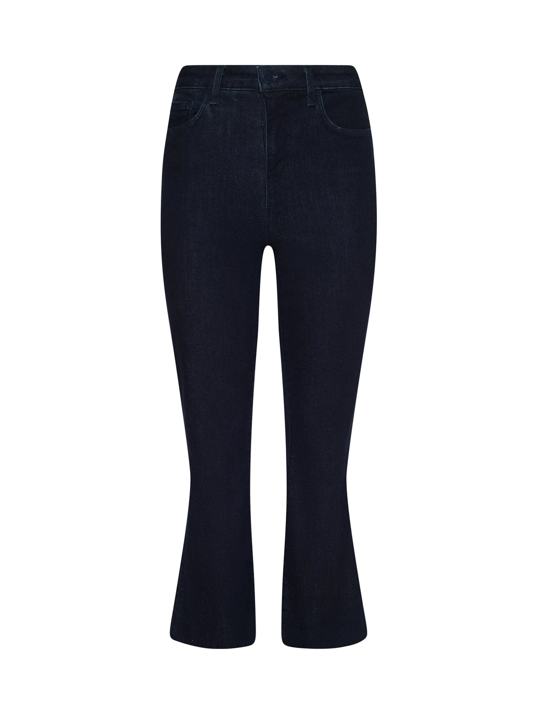 KENDRA HIGH RISE CROP FLARE (BLACK INK) - L'AGENCE