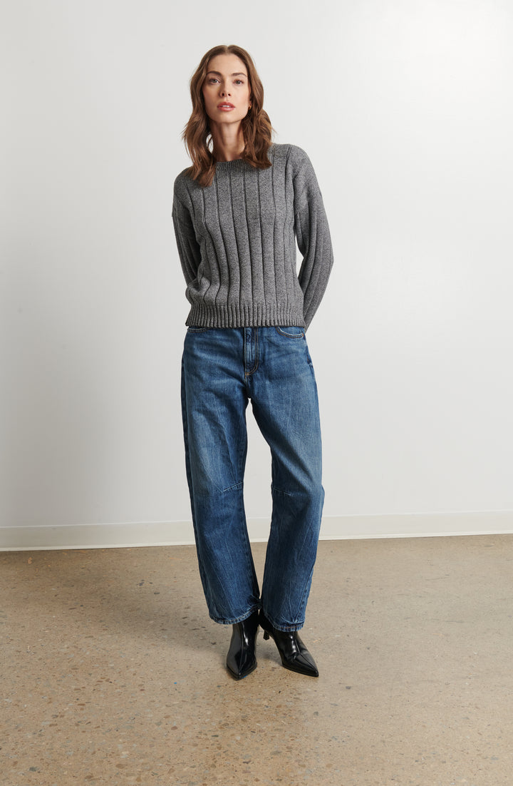 BLYTHE RIBBED SWEATER -LINE