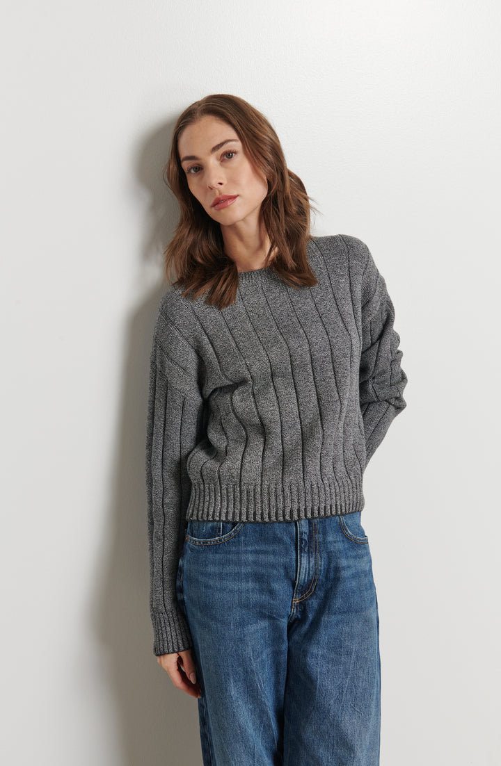 BLYTHE RIBBED SWEATER -LINE