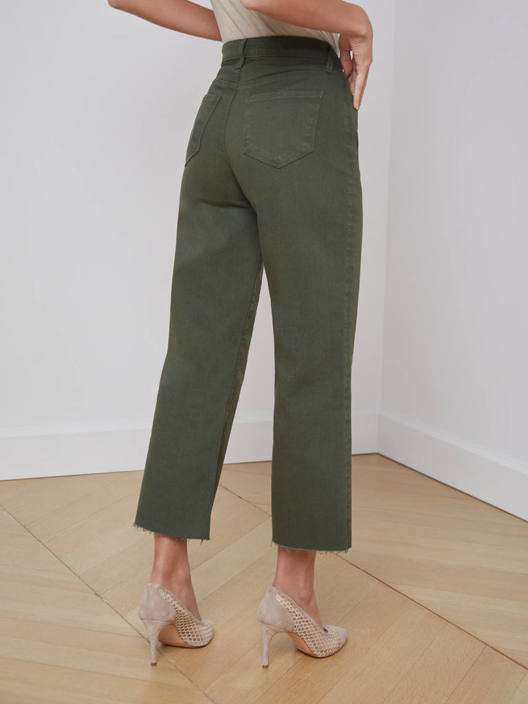 WANDA HIGH RISE WIDE LEG CROP JEAN (BALSAM) - L'AGENCE