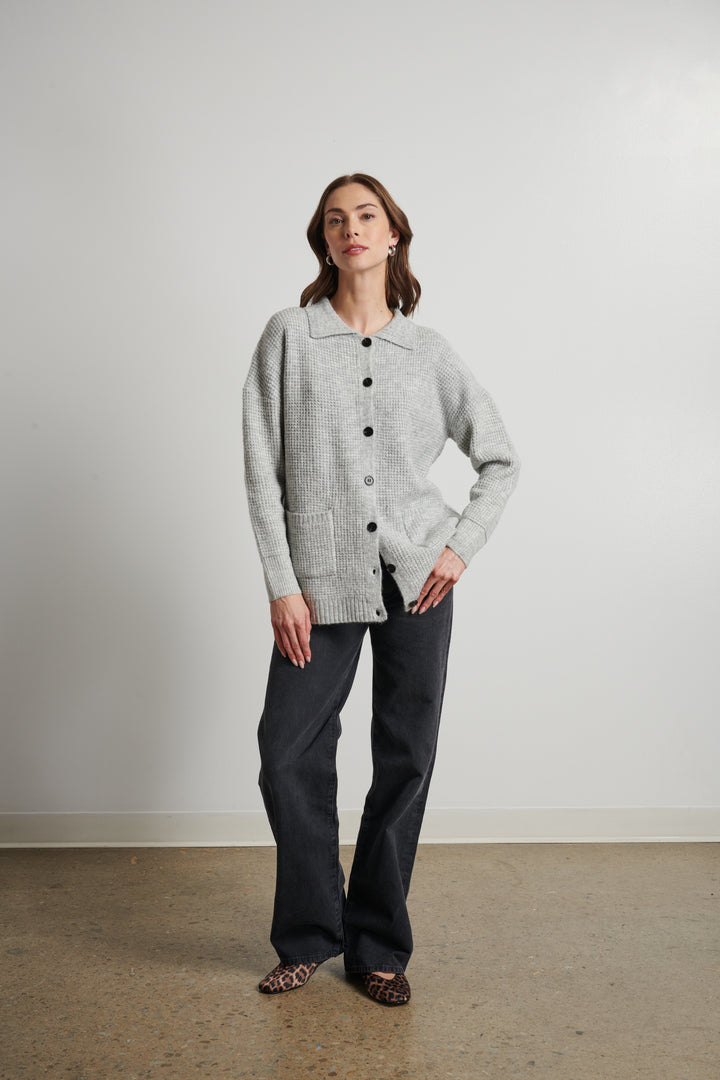 LILTH COLLARED CARDIGAN - LINE