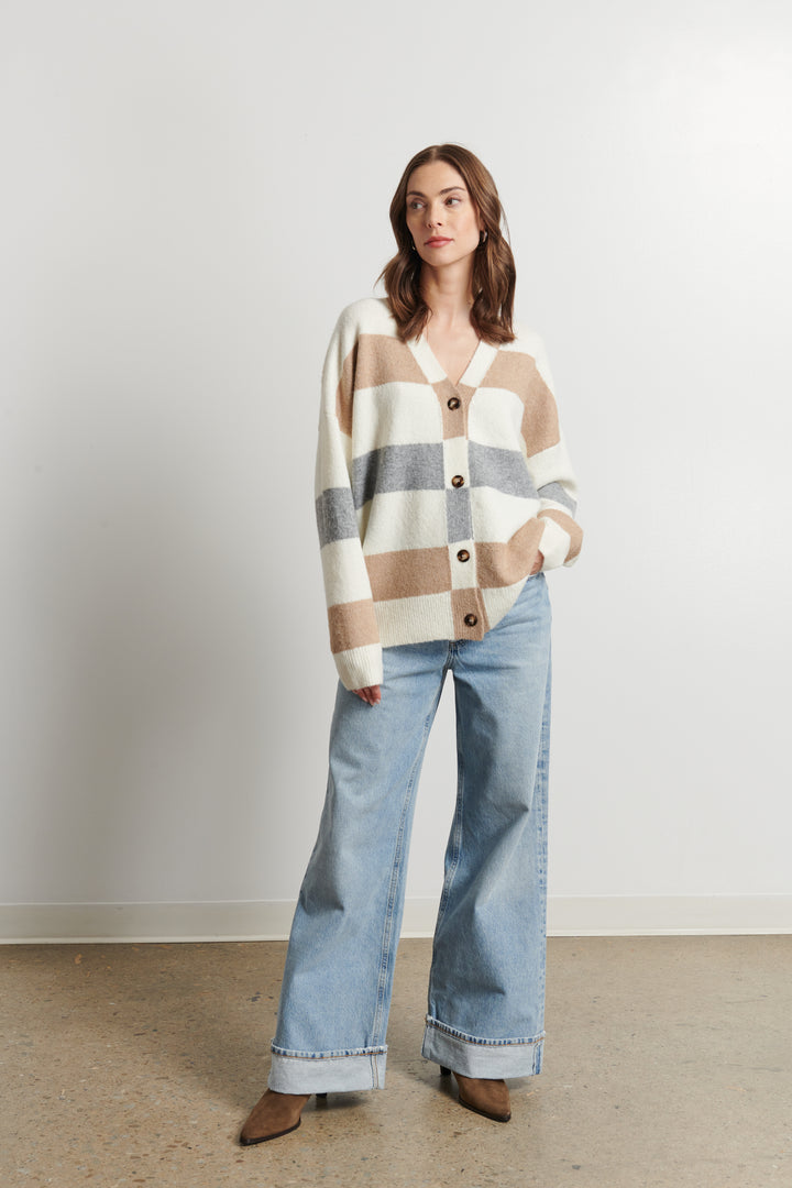 BILLIE SLOUCHY CARDIGAN - LINE