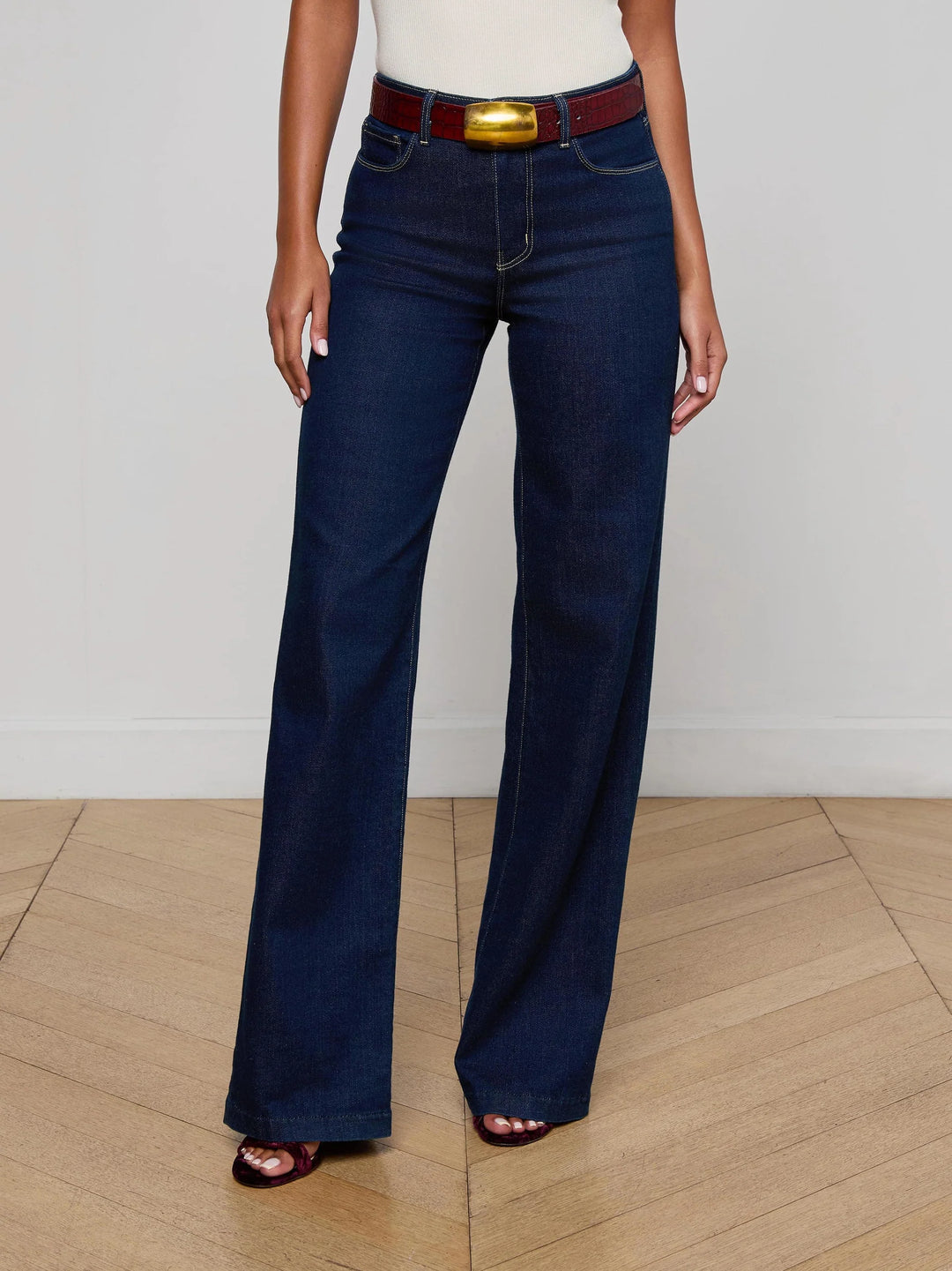 CLAYTON HIGH RISE WIDE LEG JEAN (KOVAL) - L'AGENCE