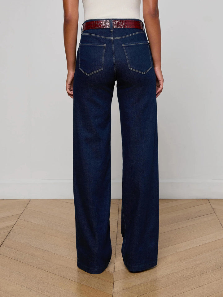 CLAYTON HIGH RISE WIDE LEG JEAN (KOVAL) - L'AGENCE