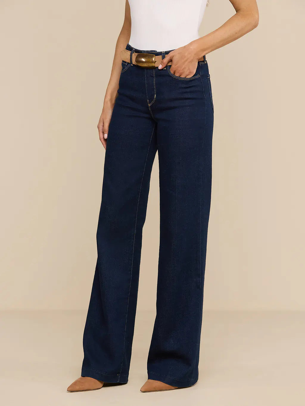 CLAYTON HIGH RISE WIDE LEG (KOVAL) - L'AGENCE