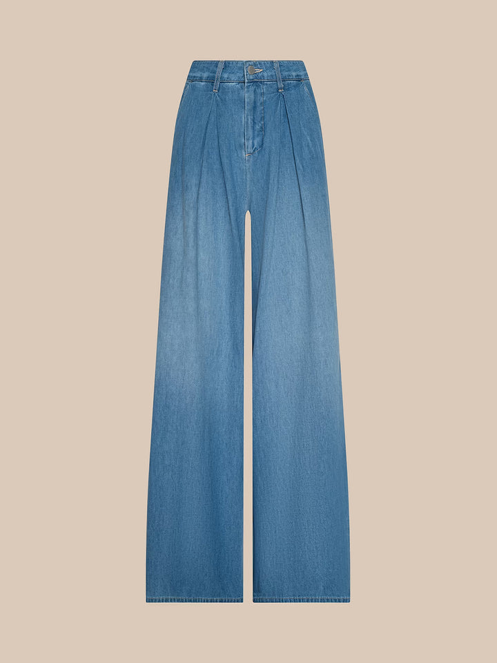 LORENZA H/R PALAZZO PANT (HAVANA) - L'AGENCE