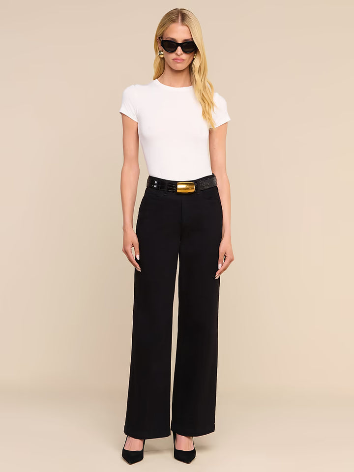 SCOTTIE H/R WIDE LEG (BLACK) - L'AGENCE