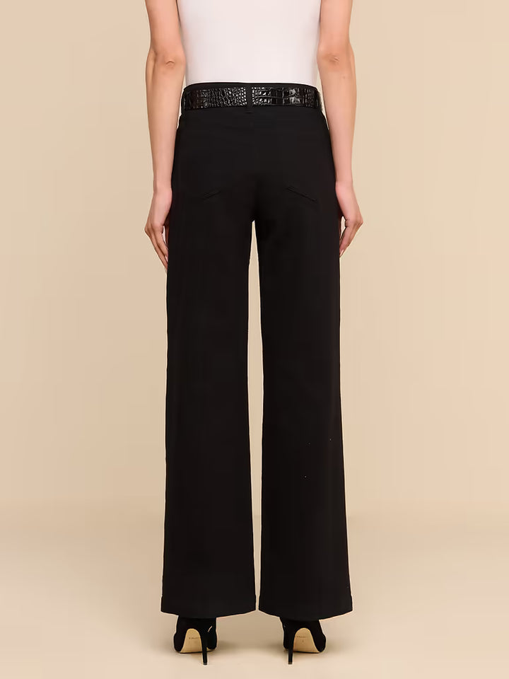 SCOTTIE H/R WIDE LEG (BLACK) - L'AGENCE