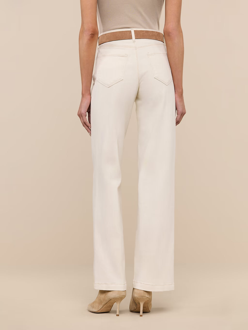 SCOTTIE H/R WIDE LEG (MACADAMIA) - L'AGNECE