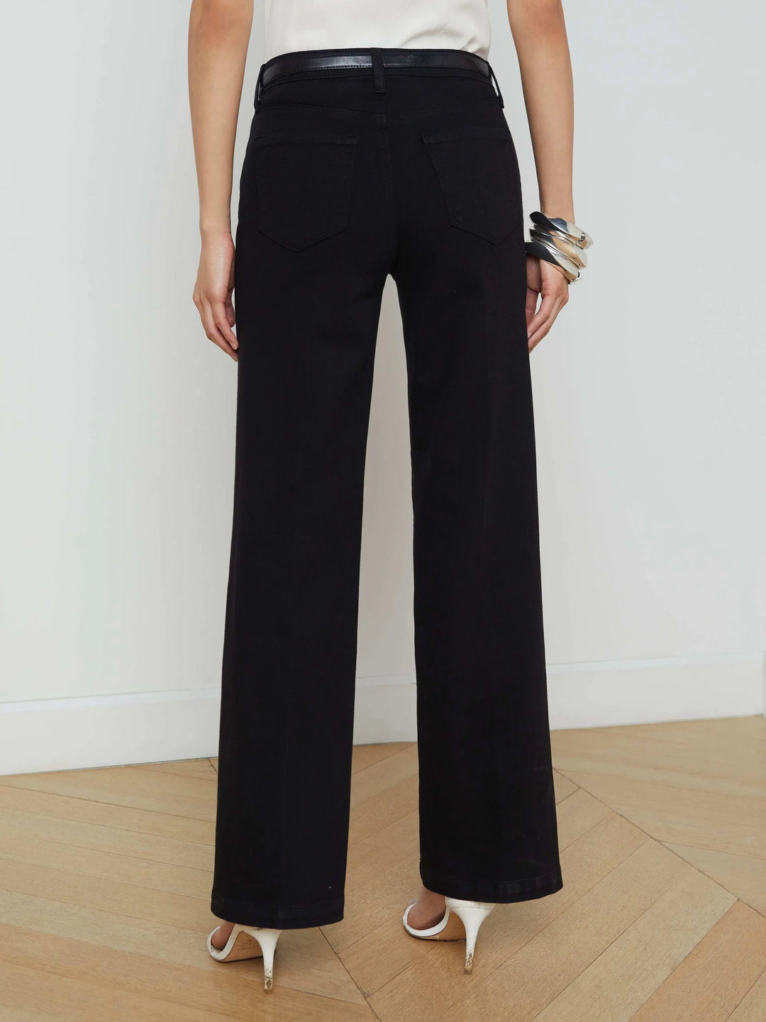SCOTTIE HIGH RISE WIDE LEG (BLACK) - L'AGENCE