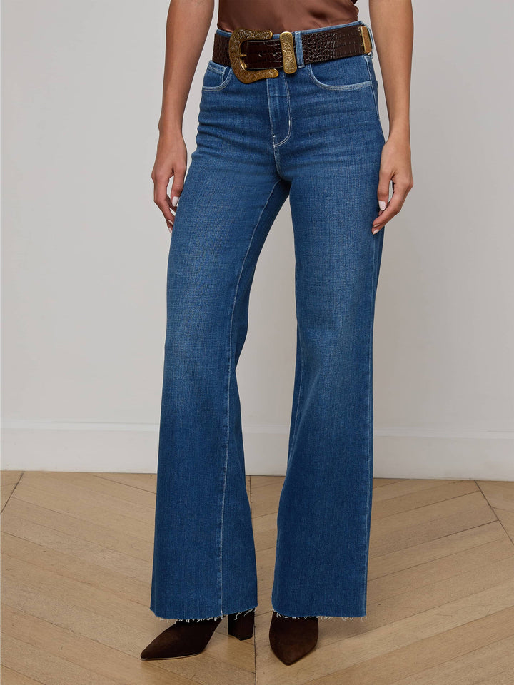 GWENNA WIDE LEG FLARE JEAN (GAGE) - L'AGENCE