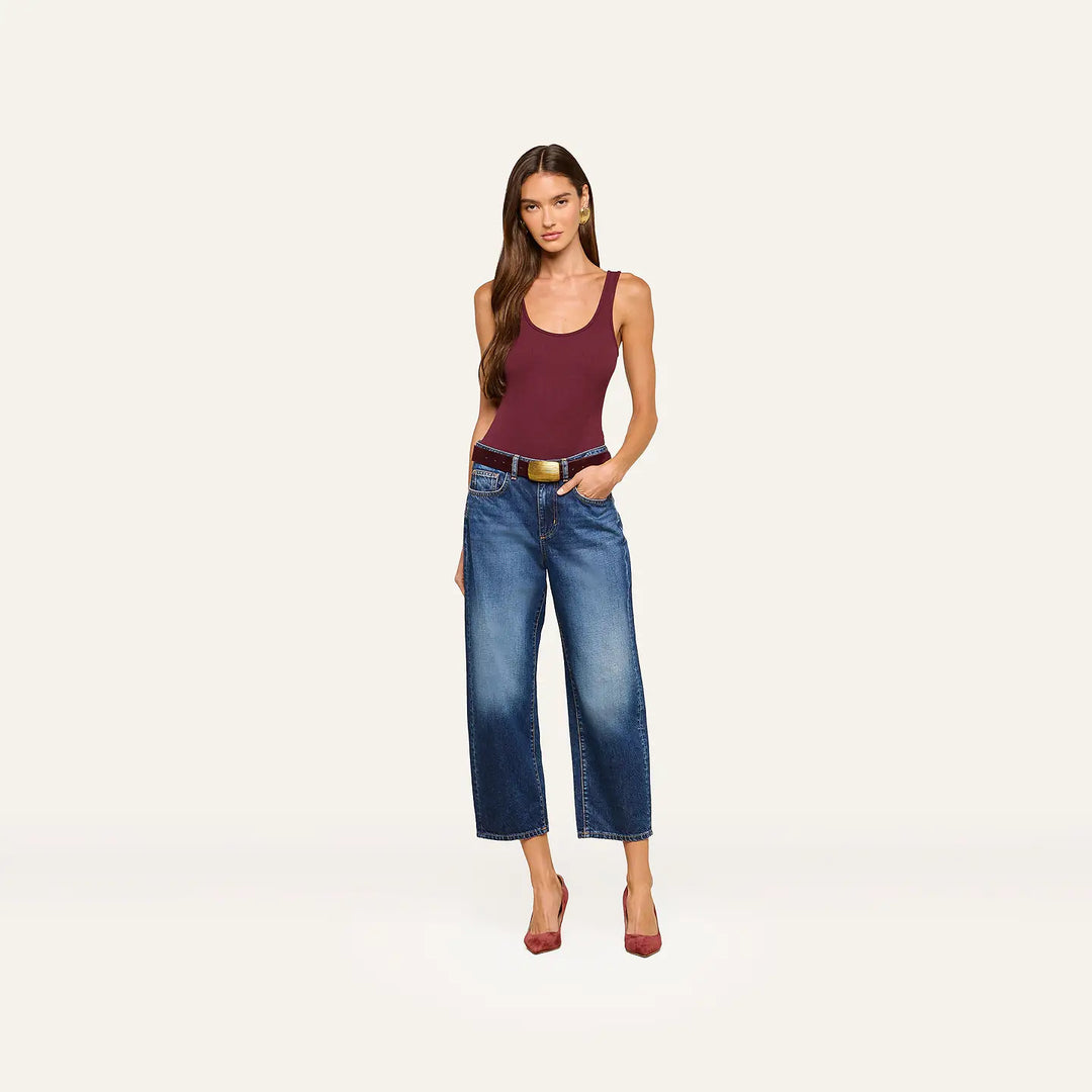 MALLIS H/R BOW-LEG JEAN (PRADO) - L'AGENCE