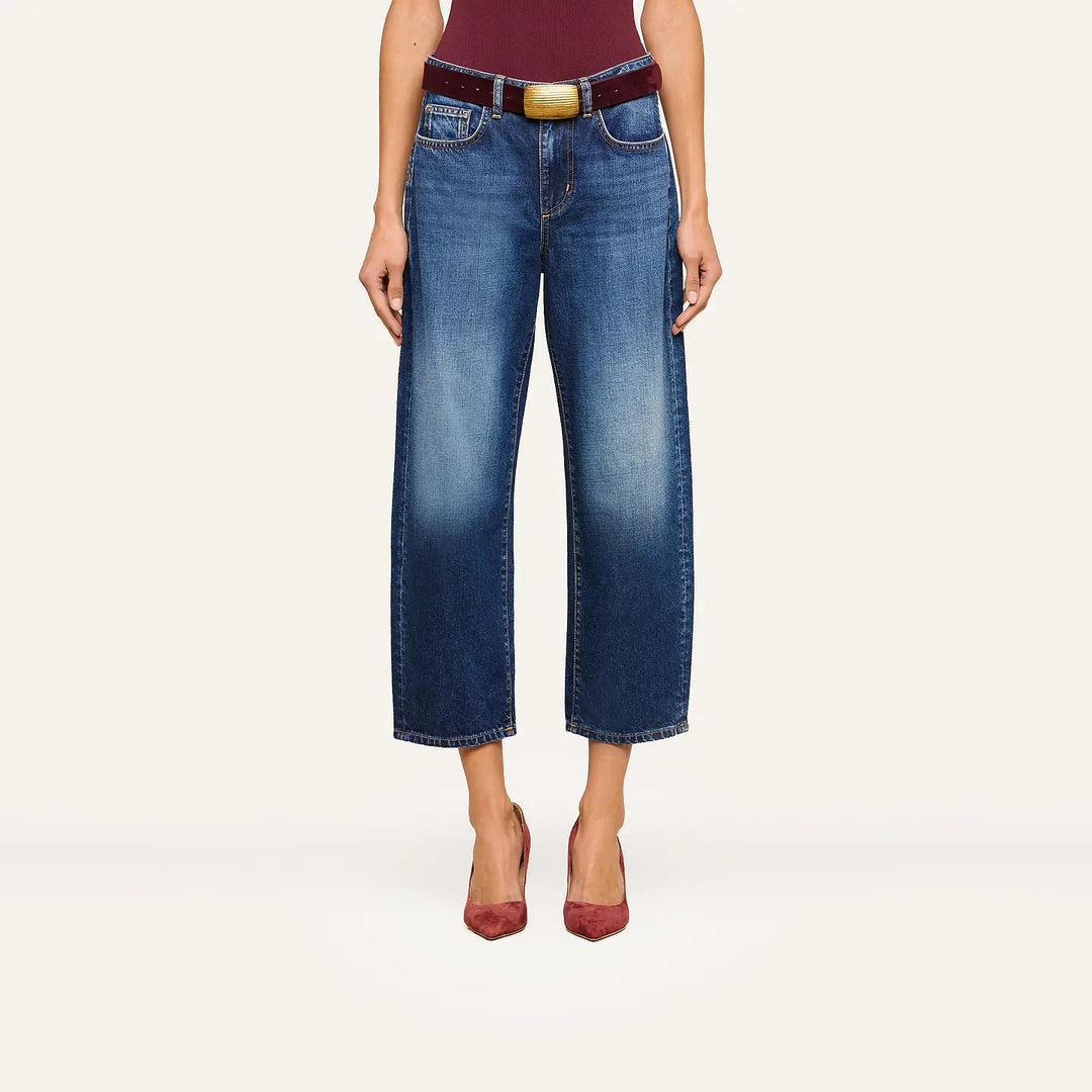 MALLIS H/R BOW-LEG JEAN (PRADO) - L'AGENCE