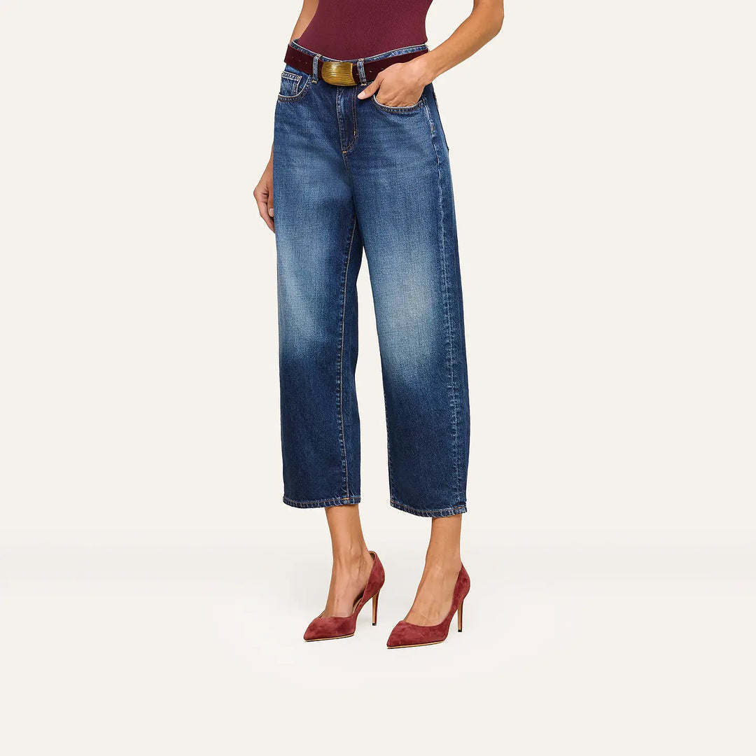 MALLIS H/R BOW-LEG JEAN (PRADO) - L'AGENCE