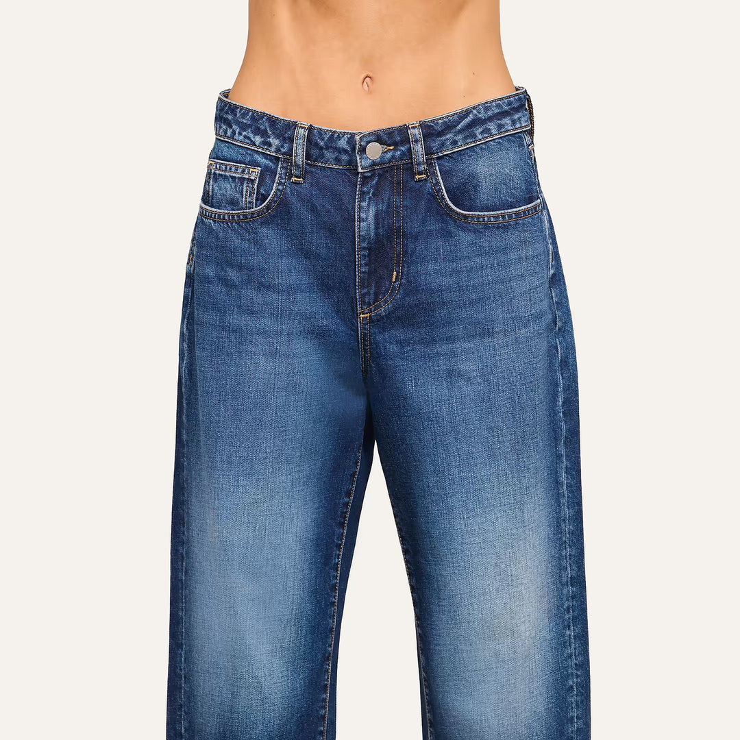 MALLIS H/R BOW-LEG JEAN (PRADO) - L'AGENCE