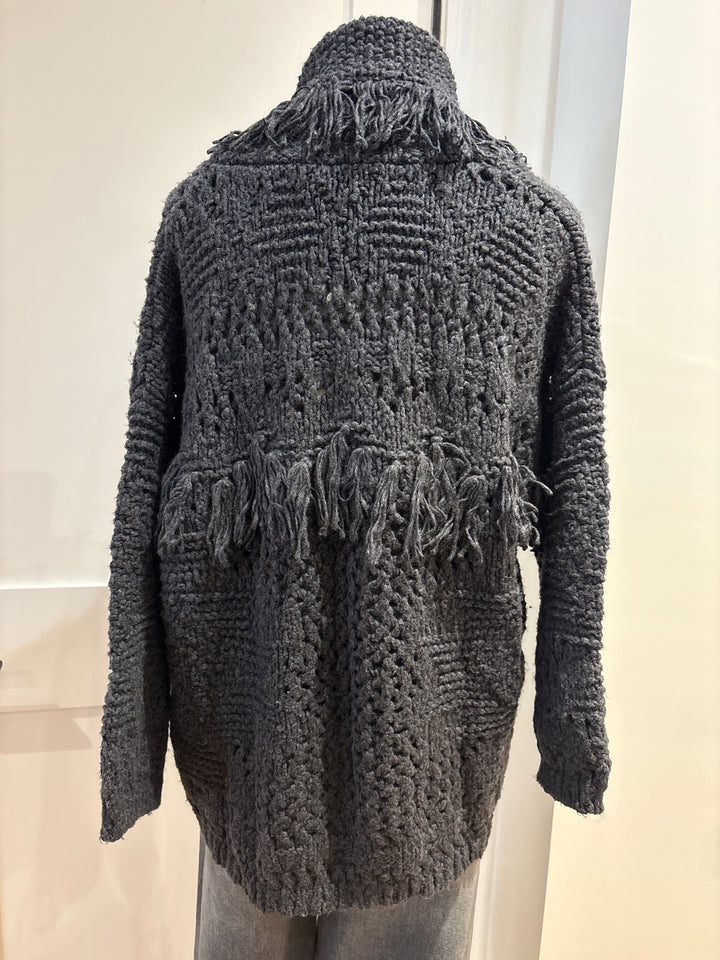 SOUTHWEST FRINGED SHAWL - AUTUMN CASHMERE