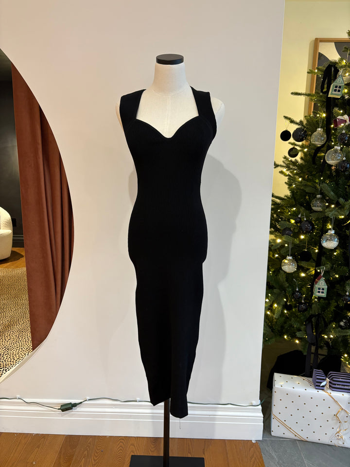 CORSET DETAIL DRESS - AUTUMN CASHMERE