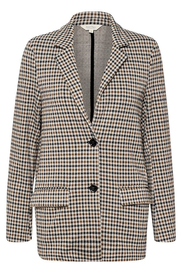 VICTORIANA PRINTED BLAZER (BROWN CHECK) - PART TWO