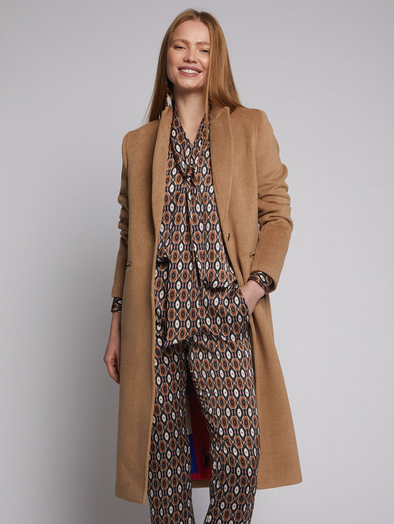 KATHERINE CAMEL COAT - VILAGALLO