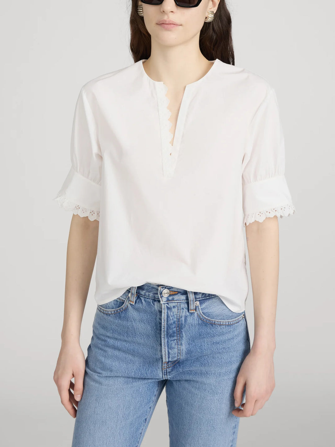 THE KEEPSAKE POPOVER TOP (WHITE) - FRAME
