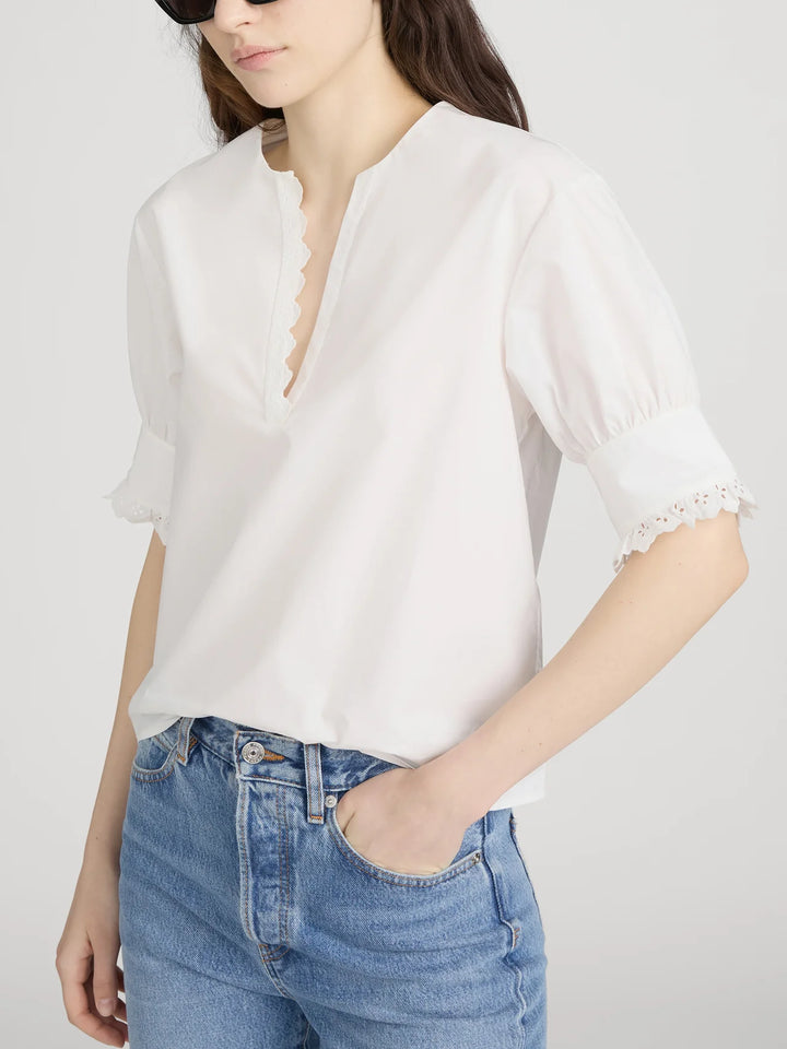 THE KEEPSAKE POPOVER TOP (WHITE) - FRAME
