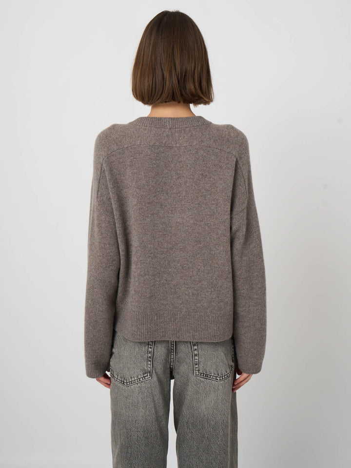 EXTRAFINE BABY WOOL SWEATER (CONCRETE) - REPEAT