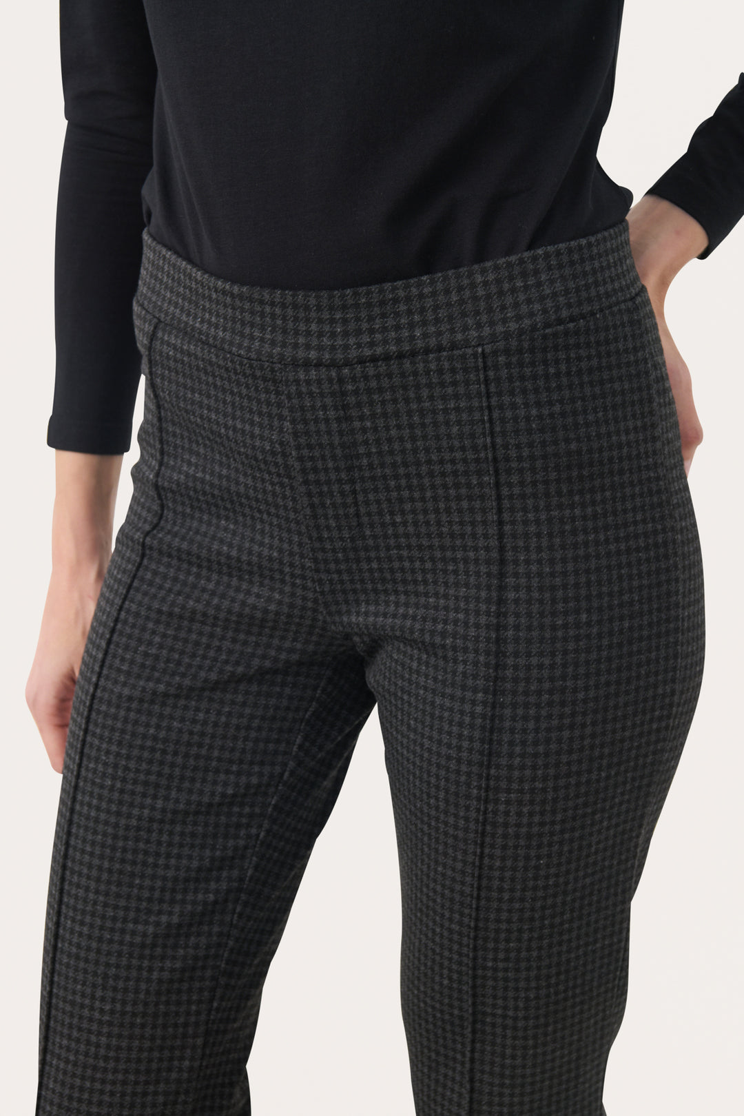 PONTAS GREY CHECK PULL ON PANTS - PART TWO