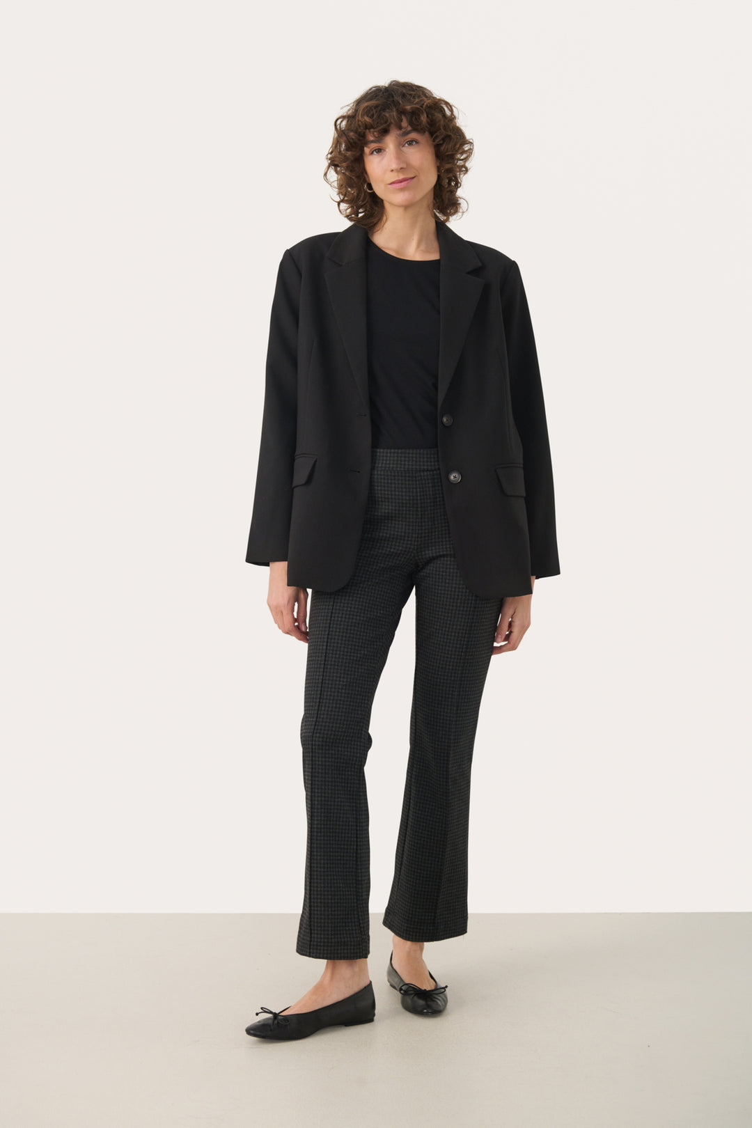 PONTAS GREY CHECK PULL ON PANTS - PART TWO