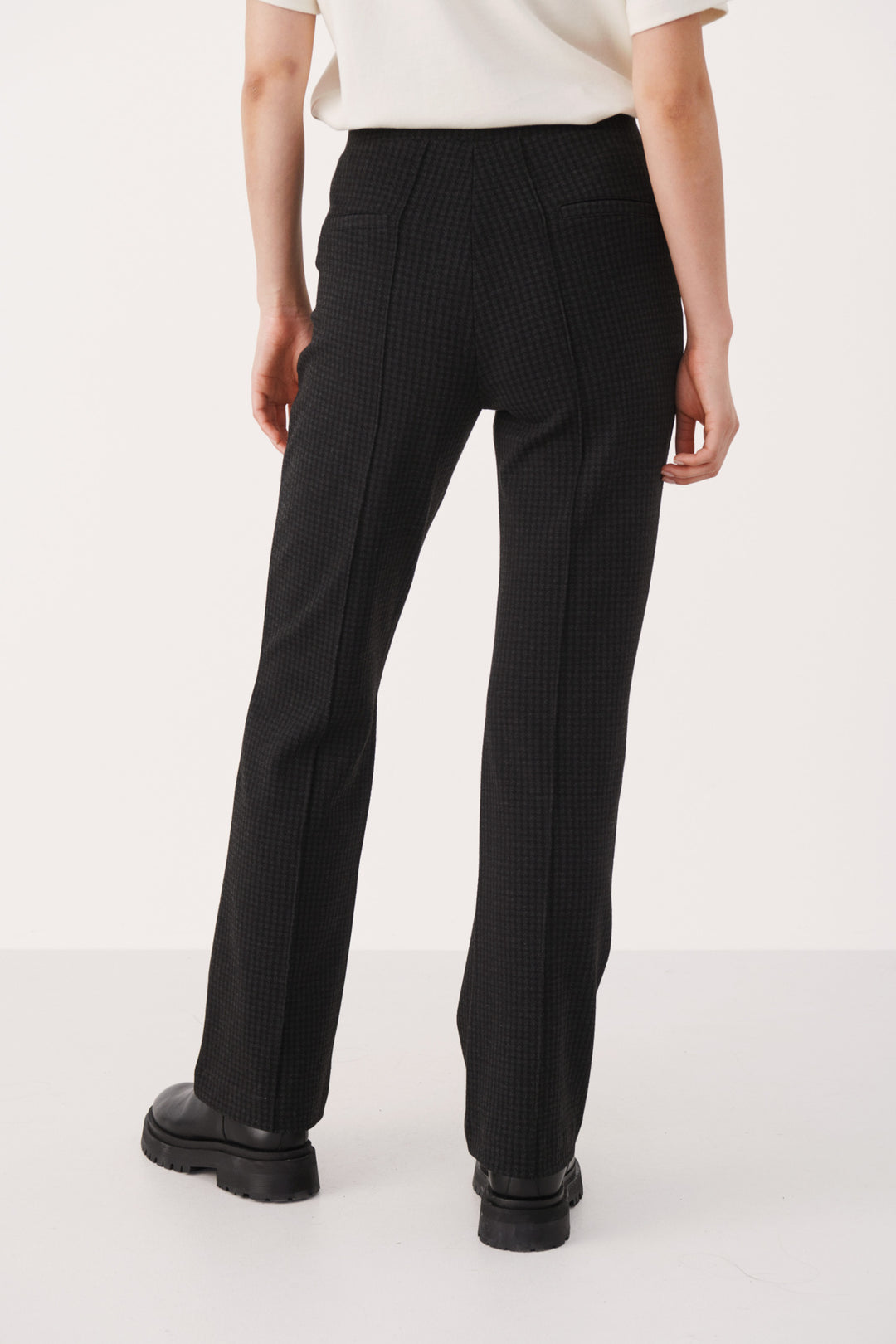 PONTAS GREY CHECK PULL ON PANTS - PART TWO
