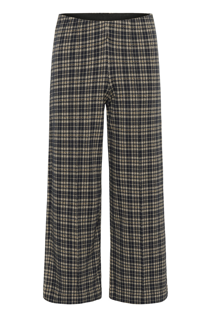 ILISAN PANT (DARK NAVY CHECK) - PART TWO
