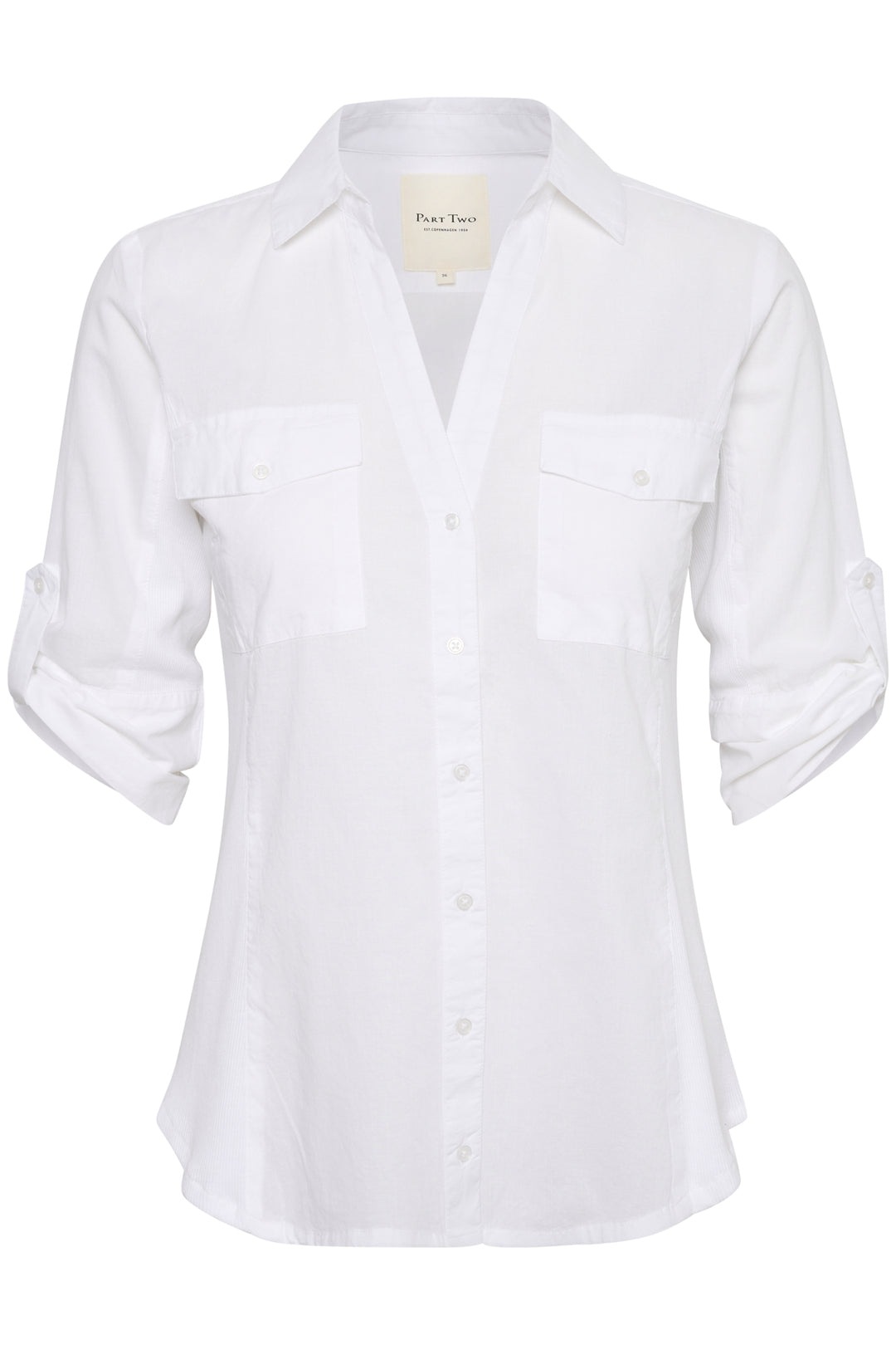 CORTNIA SHIRT (BRIGHT WHITE) - PART TWO