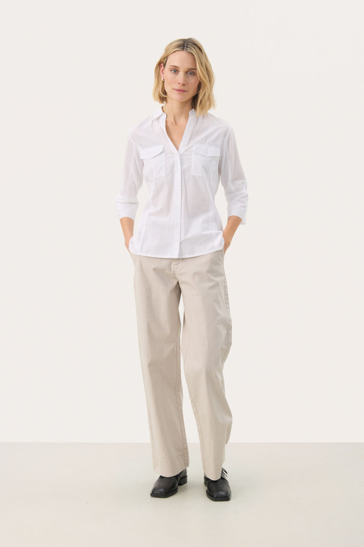 CORTNIA SHIRT (BRIGHT WHITE) - PART TWO