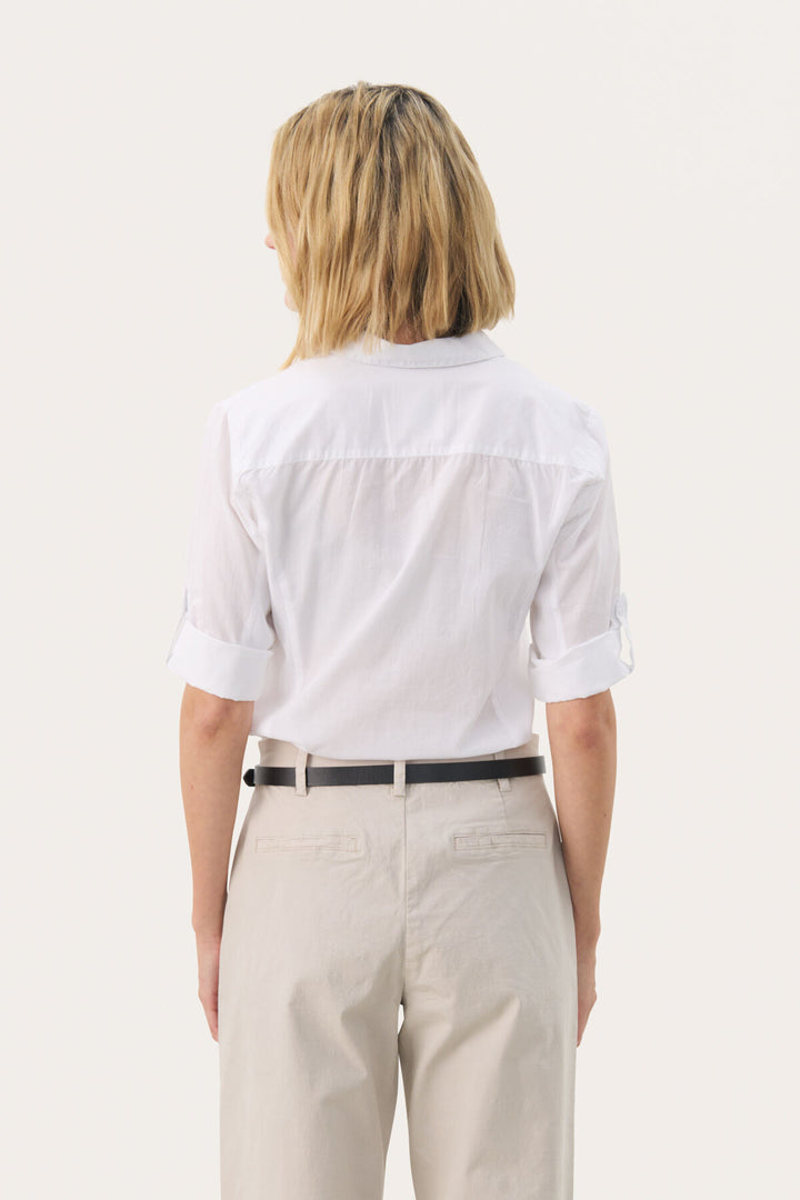 CORTNIA SHIRT (BRIGHT WHITE) - PART TWO