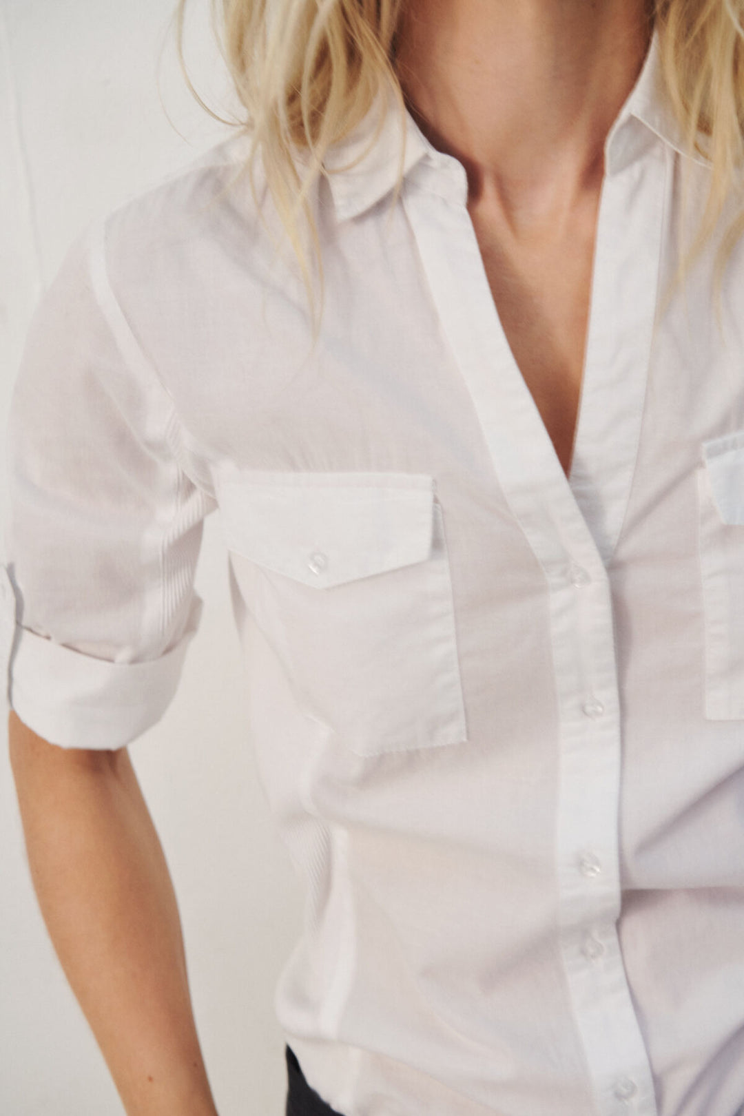 CORTNIA SHIRT (BRIGHT WHITE) - PART TWO