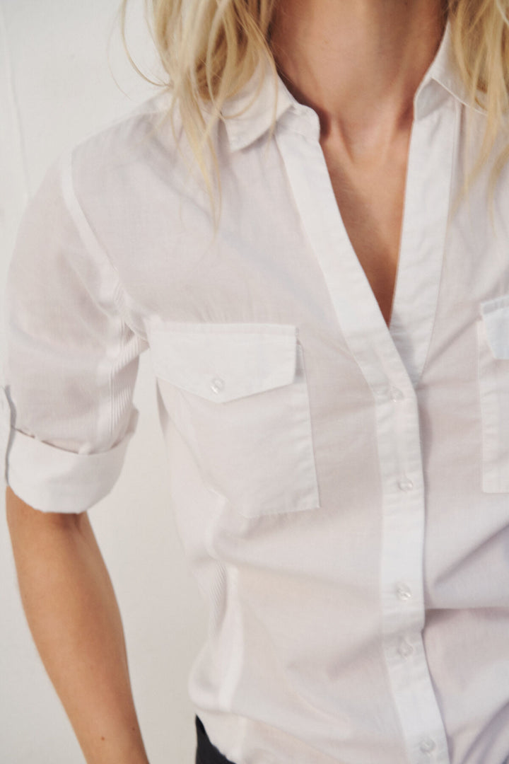 CORTNIA SHIRT (BRIGHT WHITE) - PART TWO