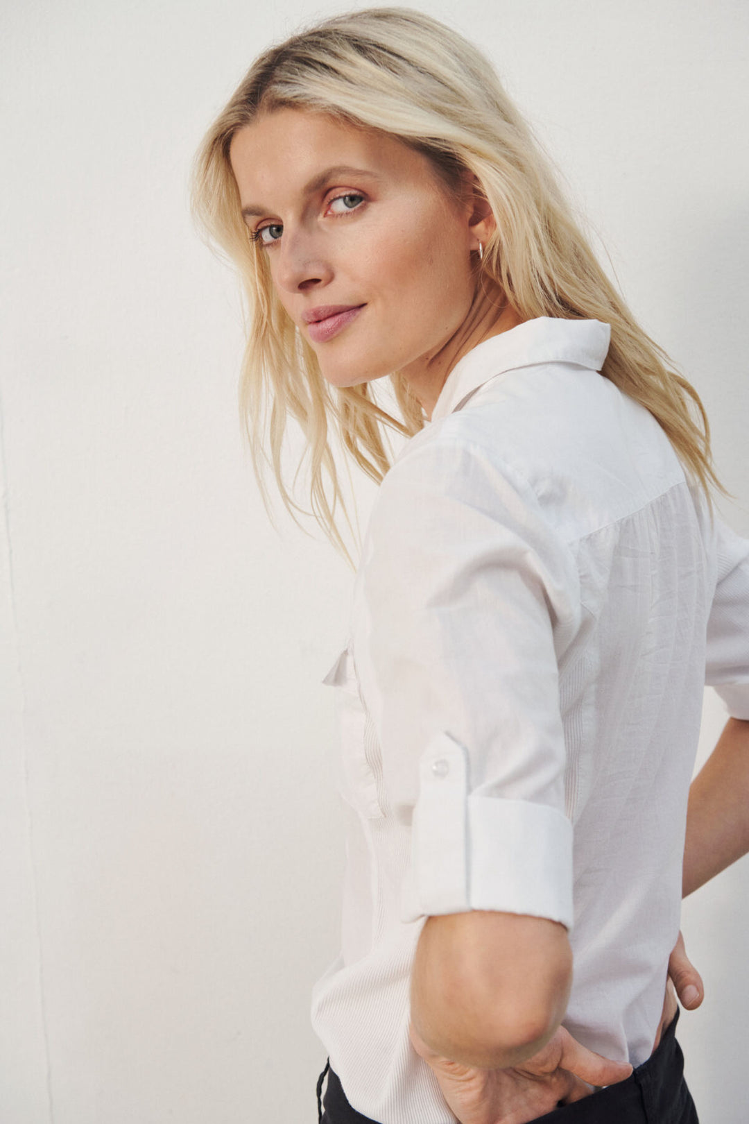 CORTNIA SHIRT (BRIGHT WHITE) - PART TWO