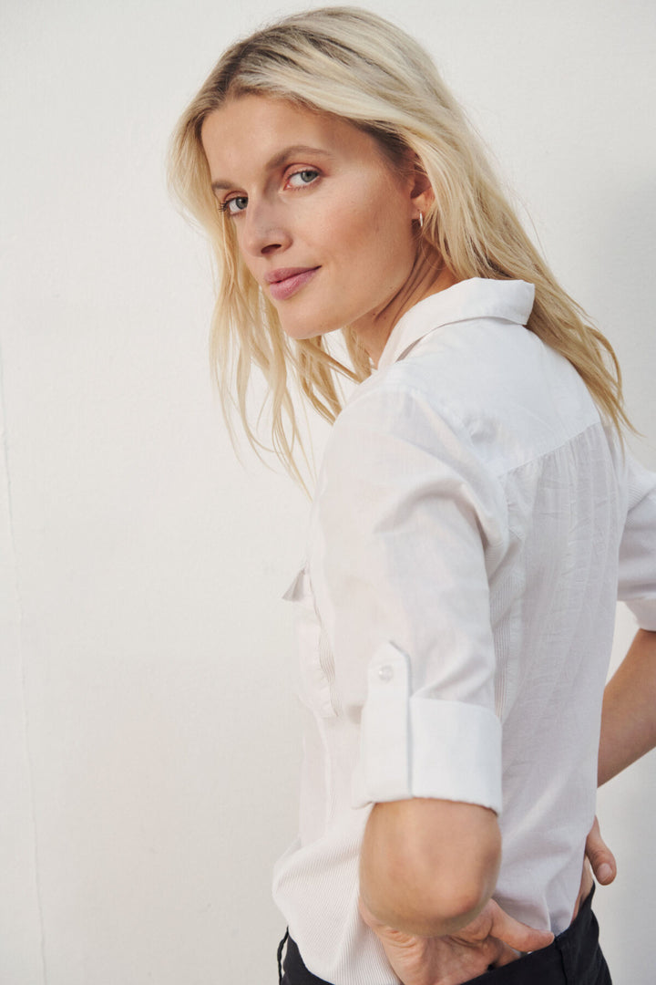 CORTNIA SHIRT (BRIGHT WHITE) - PART TWO