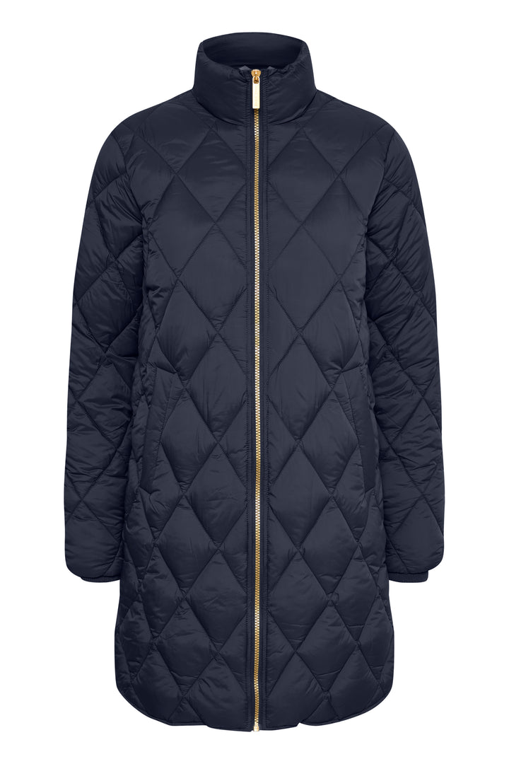 OLILAS QUILTED COAT (DARK NAVY) - PART TWO