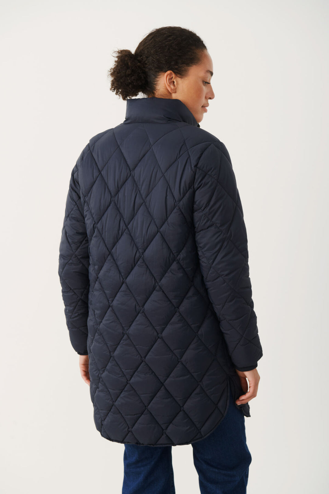 OLILAS QUILTED COAT (DARK NAVY) - PART TWO