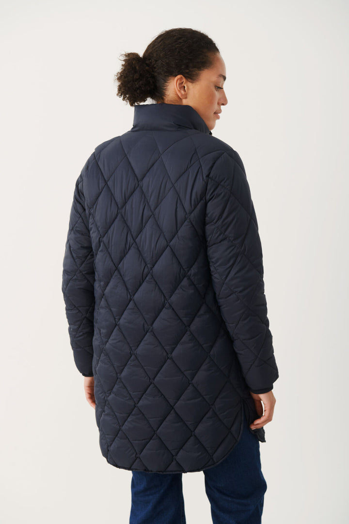 OLILAS QUILTED COAT (DARK NAVY) - PART TWO