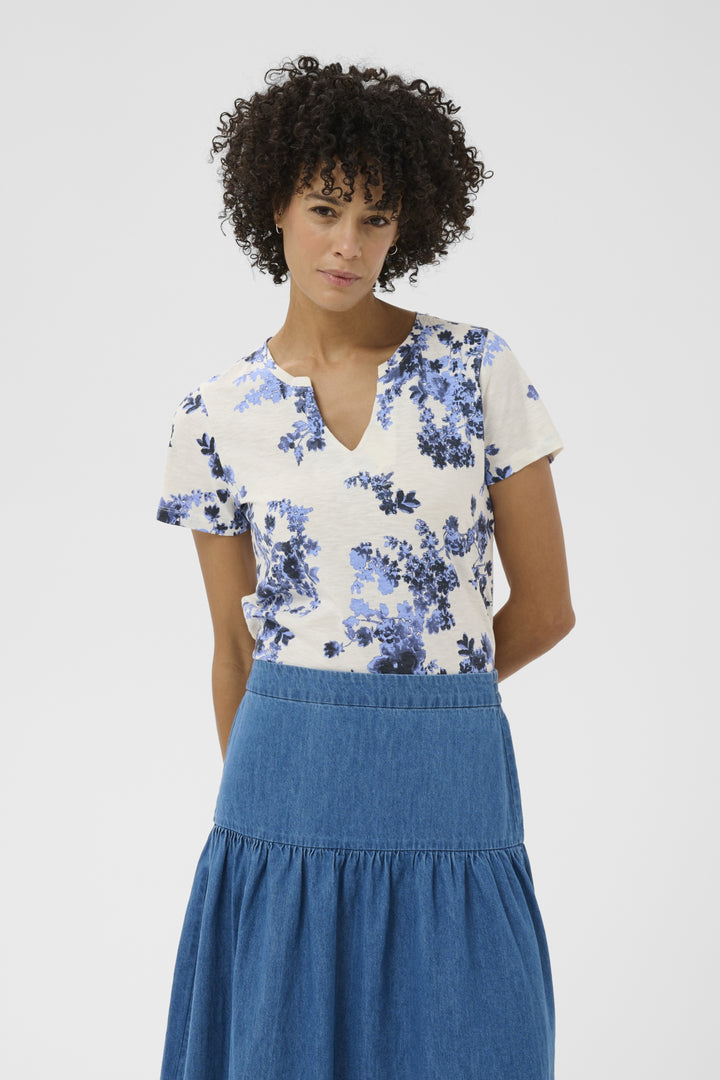 GESINAS T-SHIRT (BLUE SHADOW FLOWERS) - PART TWO