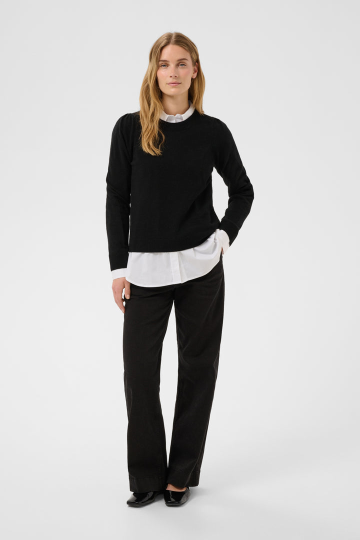 EVINA PULLOVER (BLACK) - PART TWO