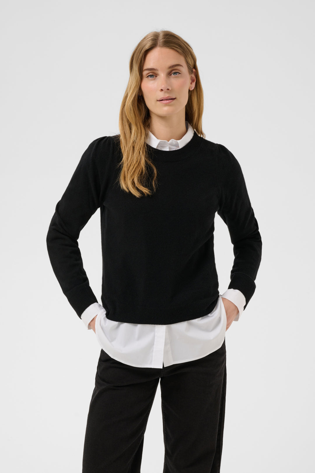 EVINA PULLOVER (BLACK) - PART TWO